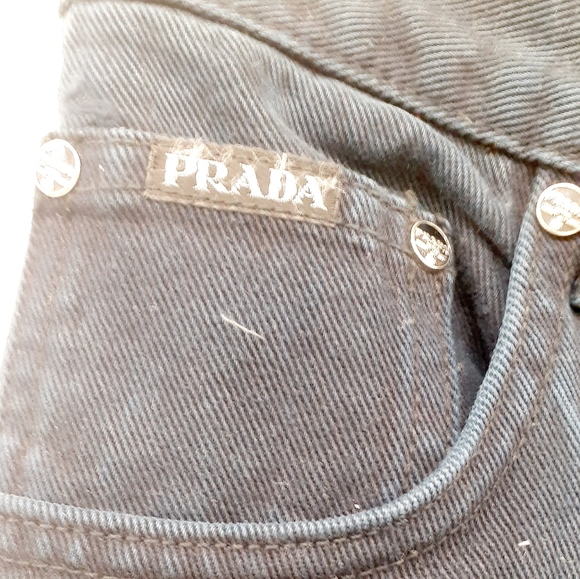 Prada Boot Cut Denim Jean's Pants 32 / 32 - Picture 13 of 16